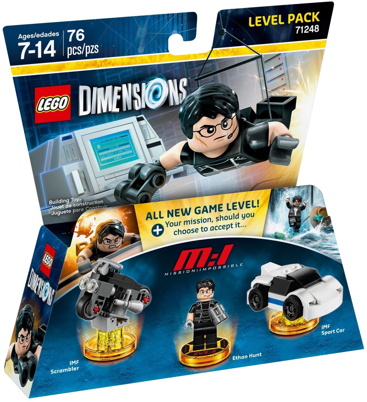 LEGO 71248 Mission: Impossible Level Pack - Ethan Hunt & IMF Vehicles - SuperSaverAU - view 1