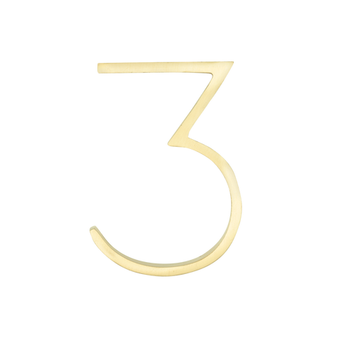 Sandleford Brass Toorak Number 3 - 120mm - Durable - Easy Installation - Modern Design - SuperSaverAU - view 1