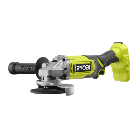 Ryobi 18V ONE+ 115mm Cordless Angle Grinder R18AG115, 9000rpm, Side Handle - Tool Only