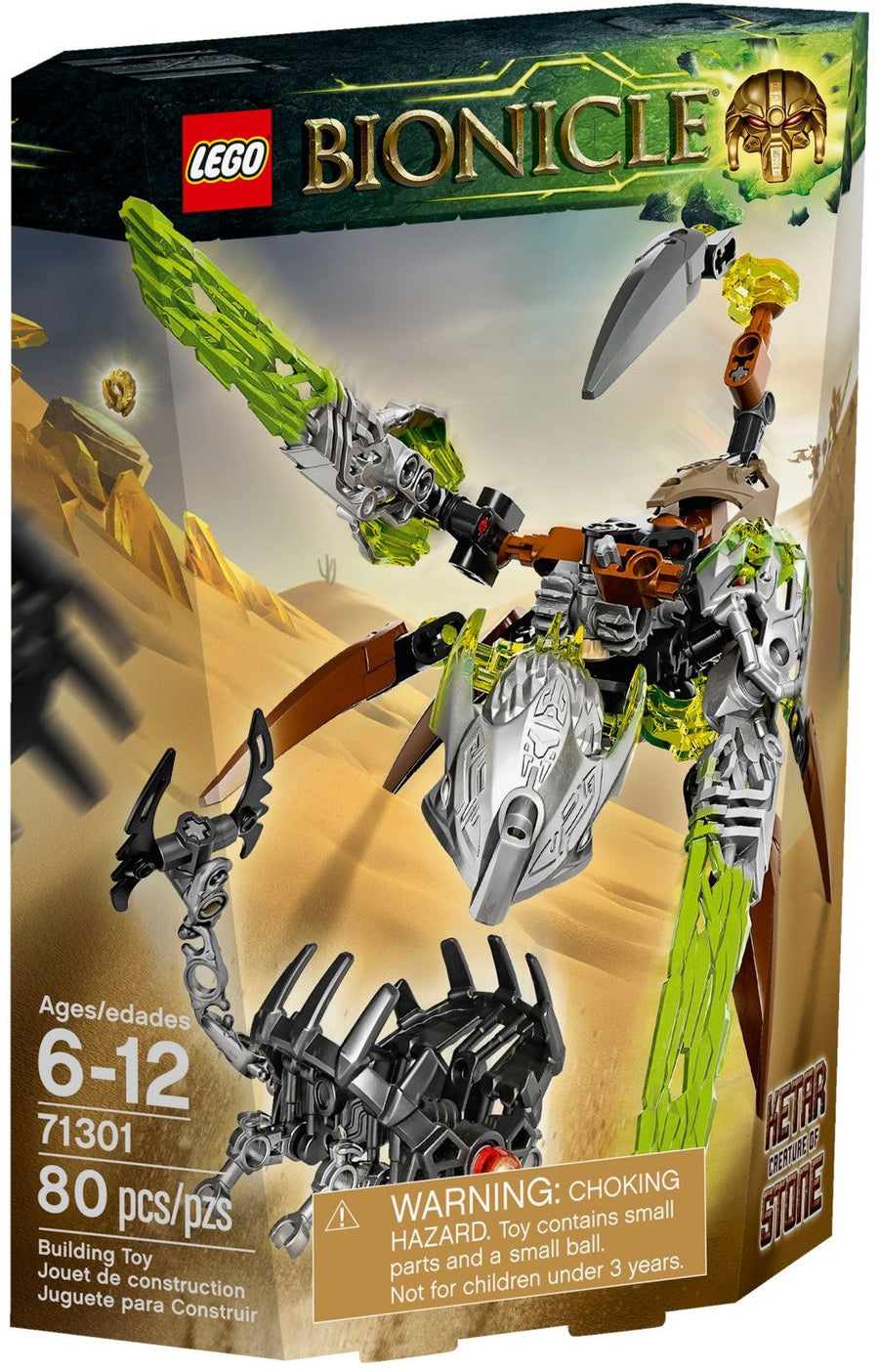 LEGO 71301 Ketar Creature of Stone - Bionicle Set - SuperSaverAU - view 1