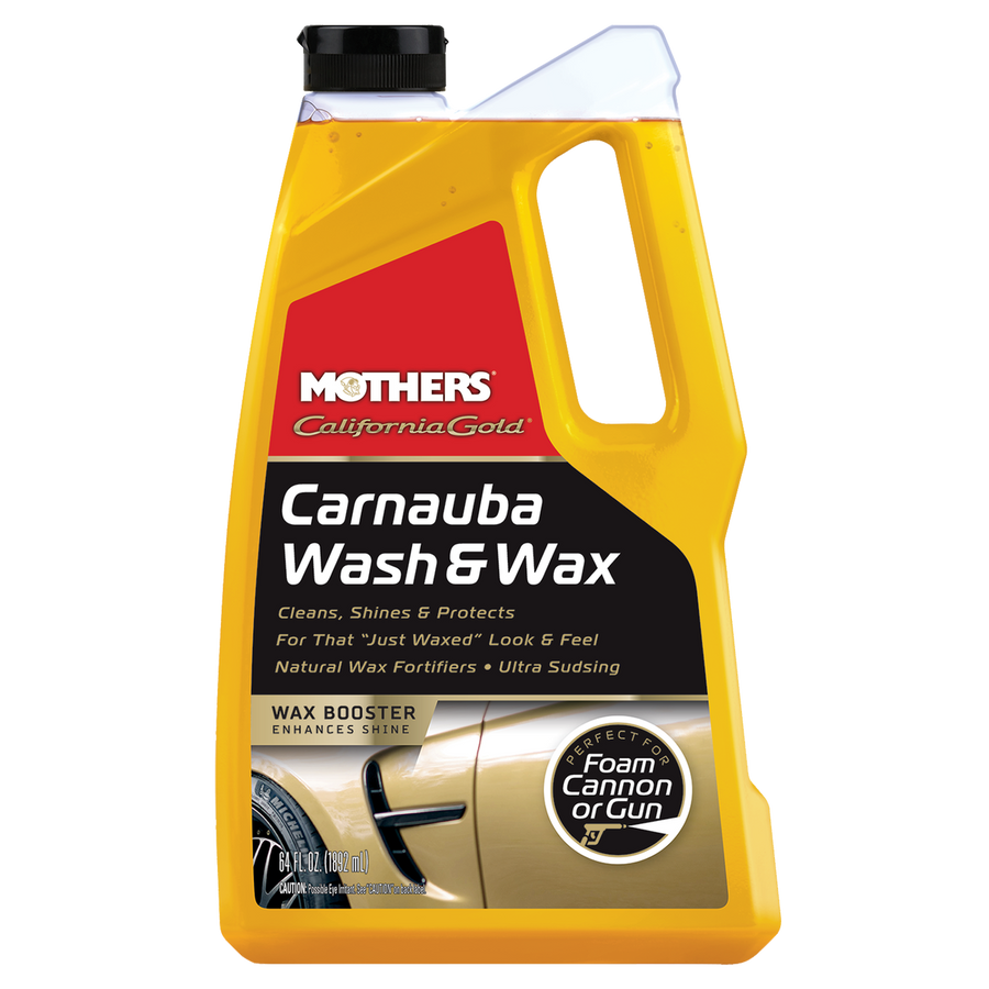 Mothers Carnauba Wash and Wax 1.89L - Clear - Washes & Waxes in One Step - SuperSaverAU - view 1