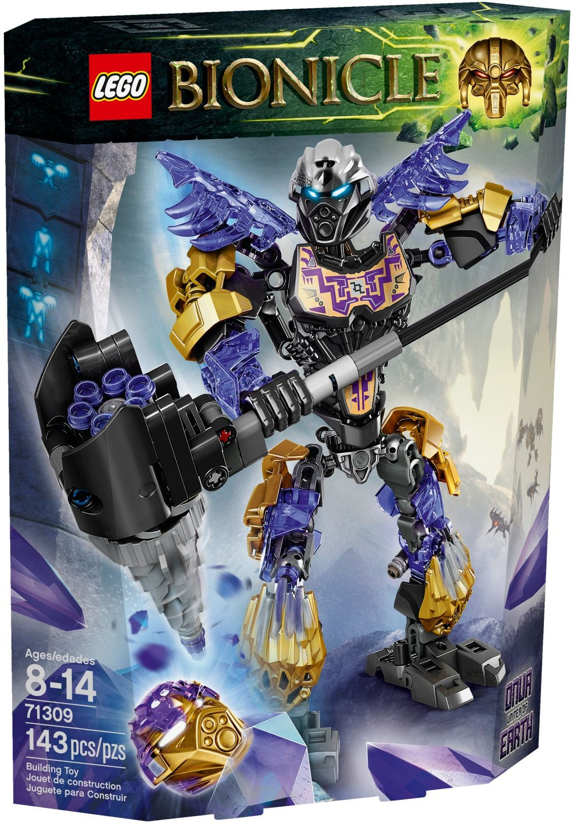LEGO 71309 Onua Uniter of Earth BIONICLE Set