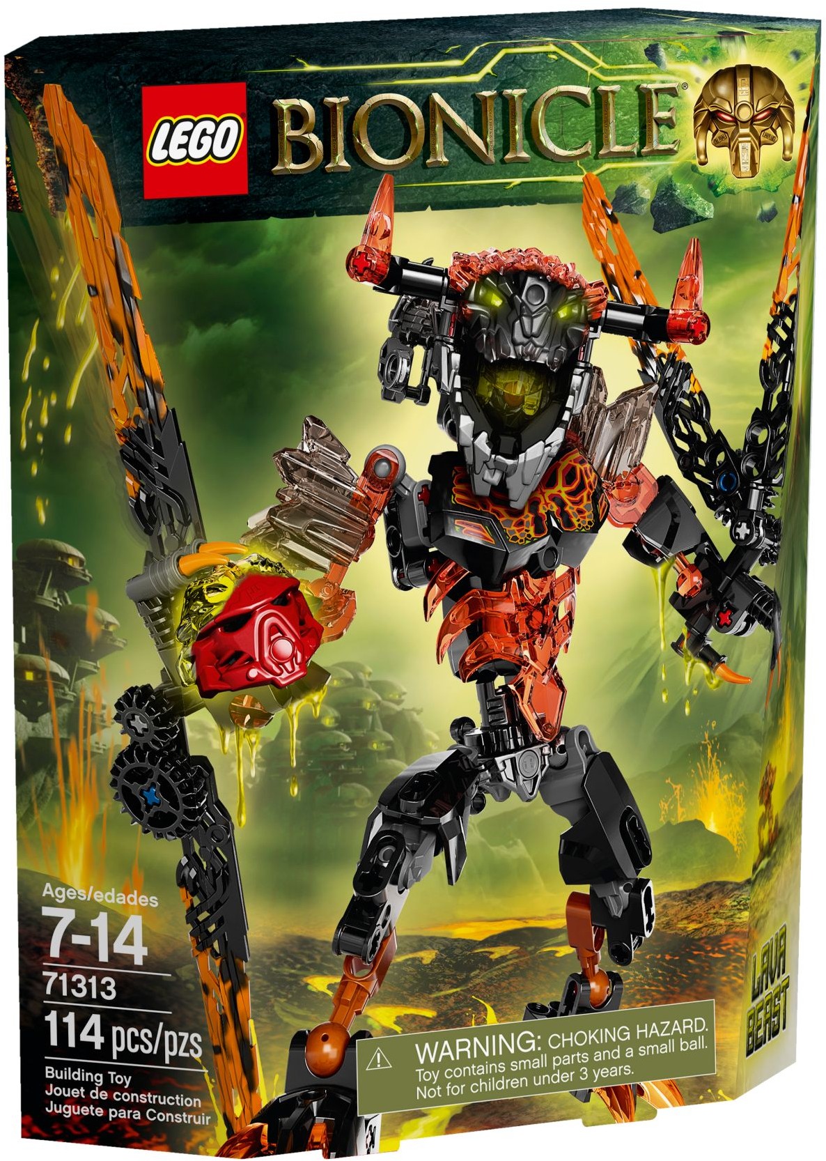 LEGO 71313 Lava Beast - BIONICLE Umarak's Fire Monster - SuperSaverAU - view 1