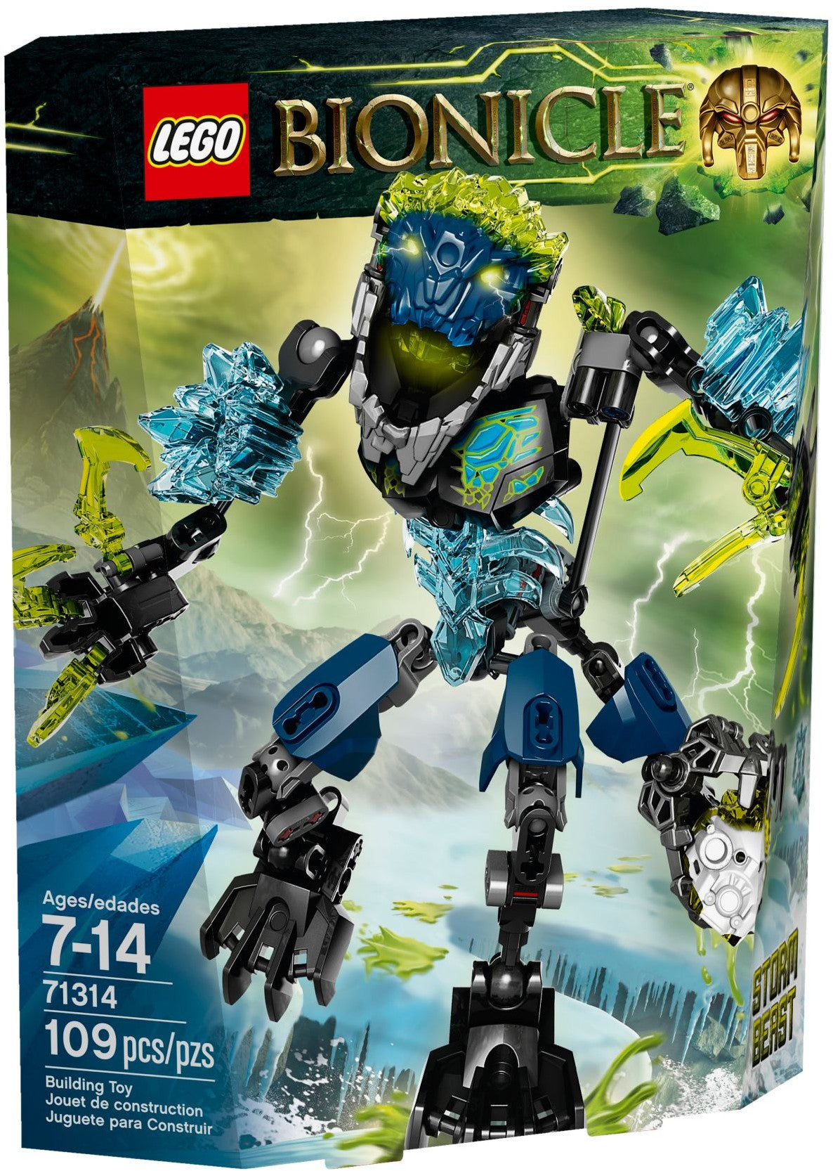 LEGO 71314 Storm Beast - BIONICLE Creature with Lightning Powers