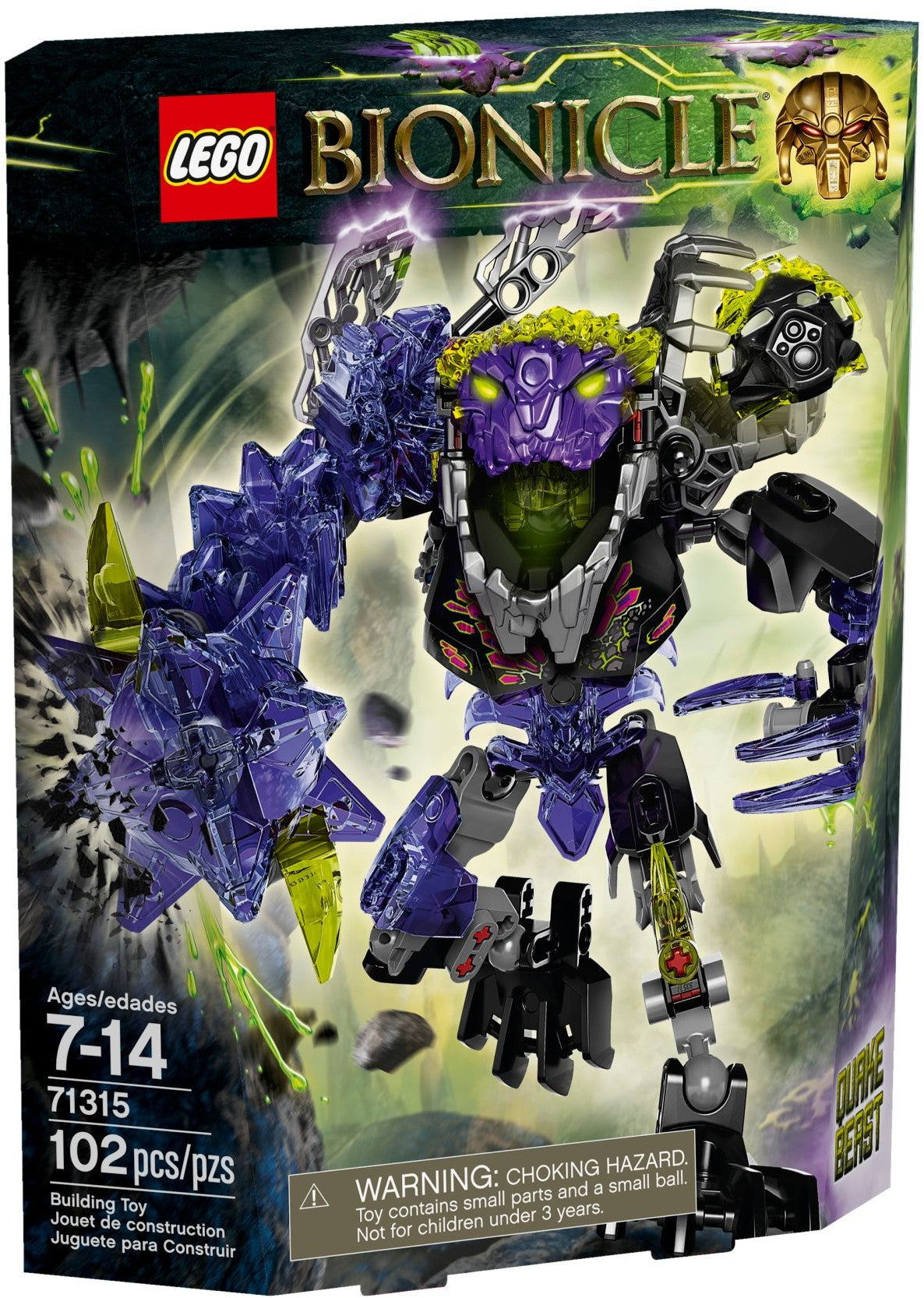 LEGO 71315 Quake Beast - BIONICLE Umarak the Destroyer