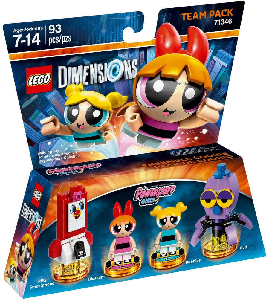 LEGO 71346 Powerpuff Girls Team Pack: Blossom & Bubbles - SuperSaverAU - view 1