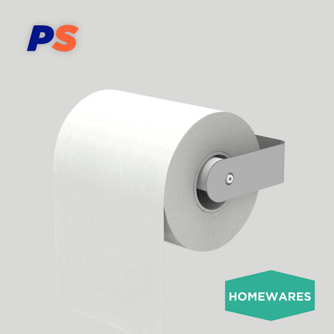 Permastik Adjustable Toilet Roll Holder Insert White Plastic