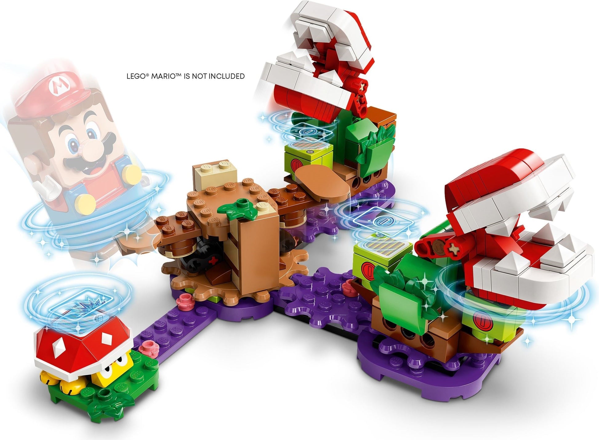 LEGO Super Mario Series 71382 Piranha Plant Puzzling Challenge Expansion Set- Auzzi Store