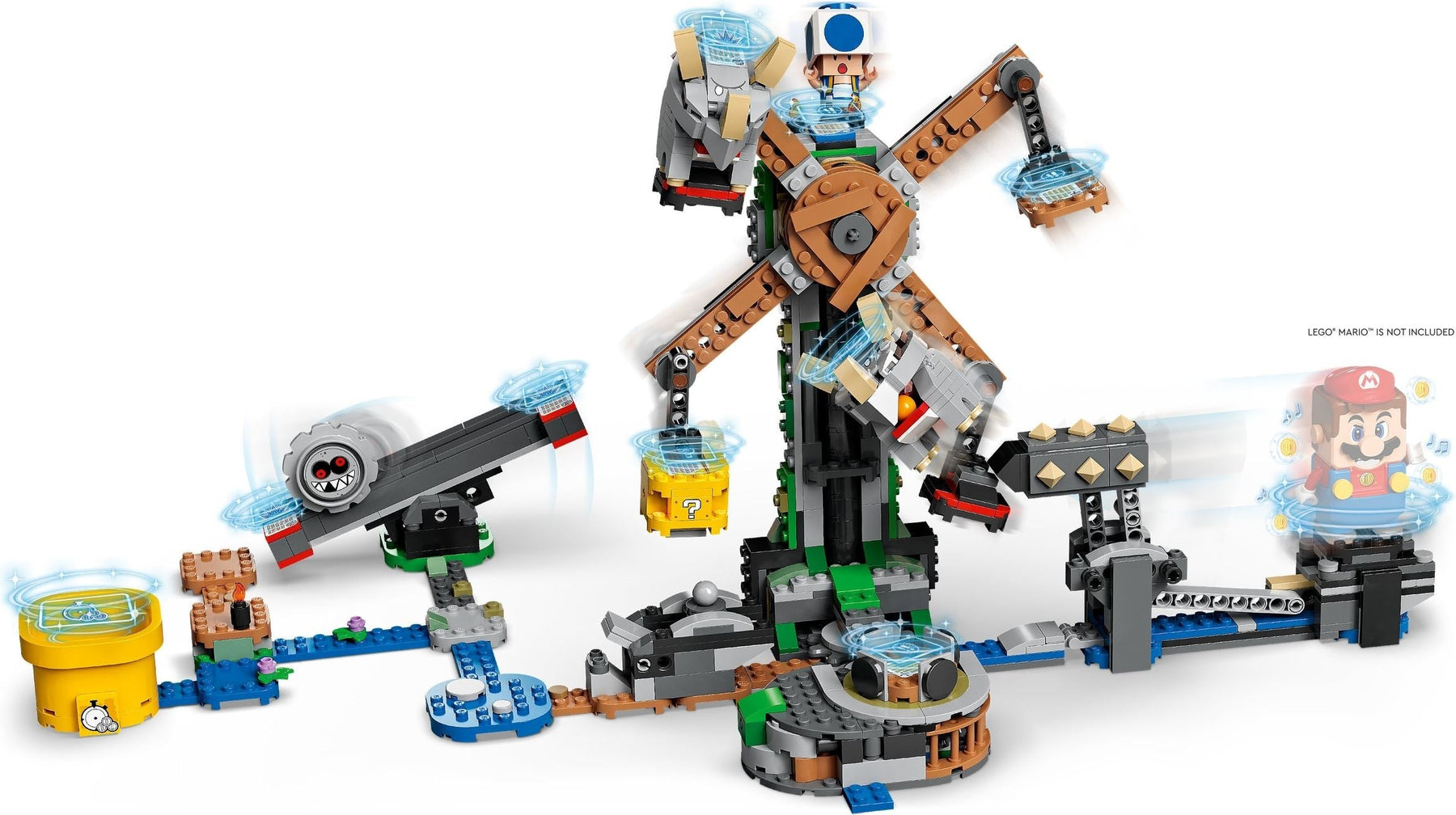 LEGO 71390 Reznor Knockdown Expansion Set - Super Mario - SuperSaverAU - view 3