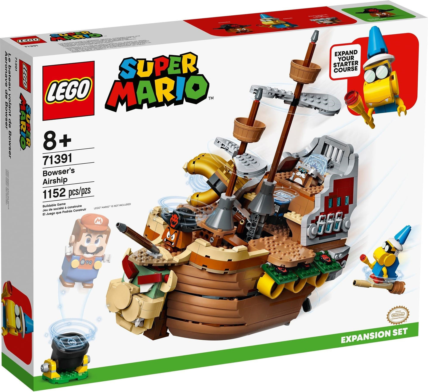 LEGO 71391 Bowser's Airship Expansion Set