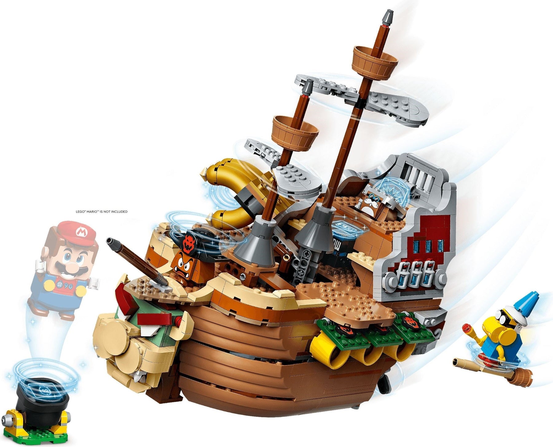 LEGO 71391 Bowser's Airship Expansion Set - SuperSaverAU - view 6