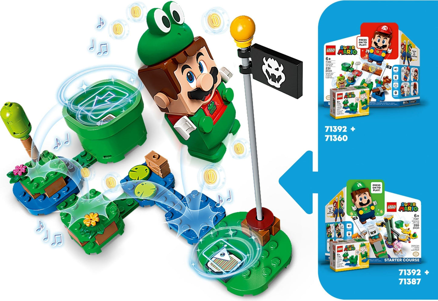 LEGO 71392 Frog Mario Power-Up Pack