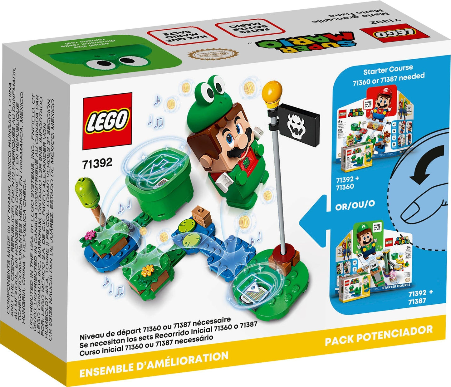 LEGO 71392 Frog Mario Power-Up Pack