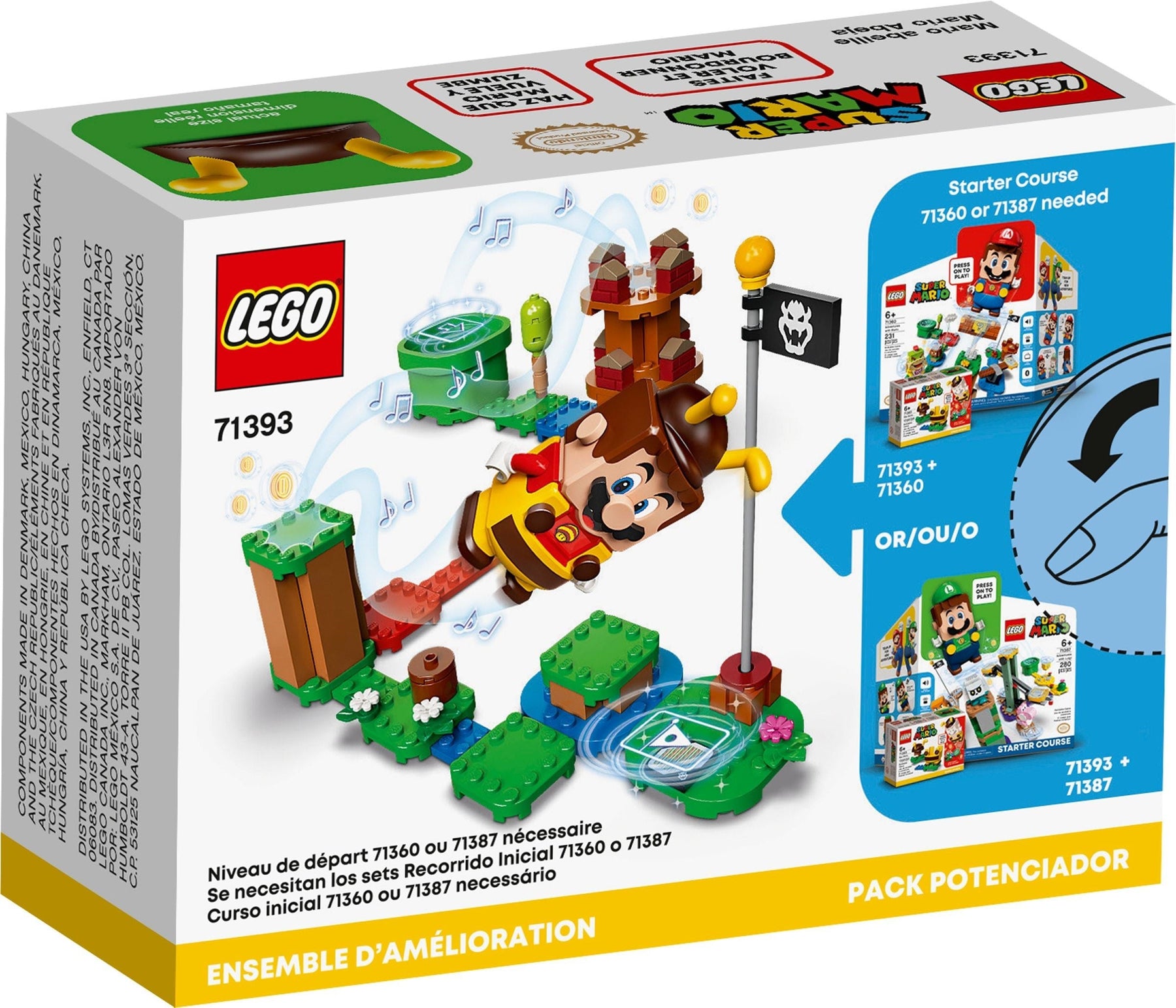 LEGO 71393 Bee Mario Power-Up Pack - SuperSaverAU - view 5