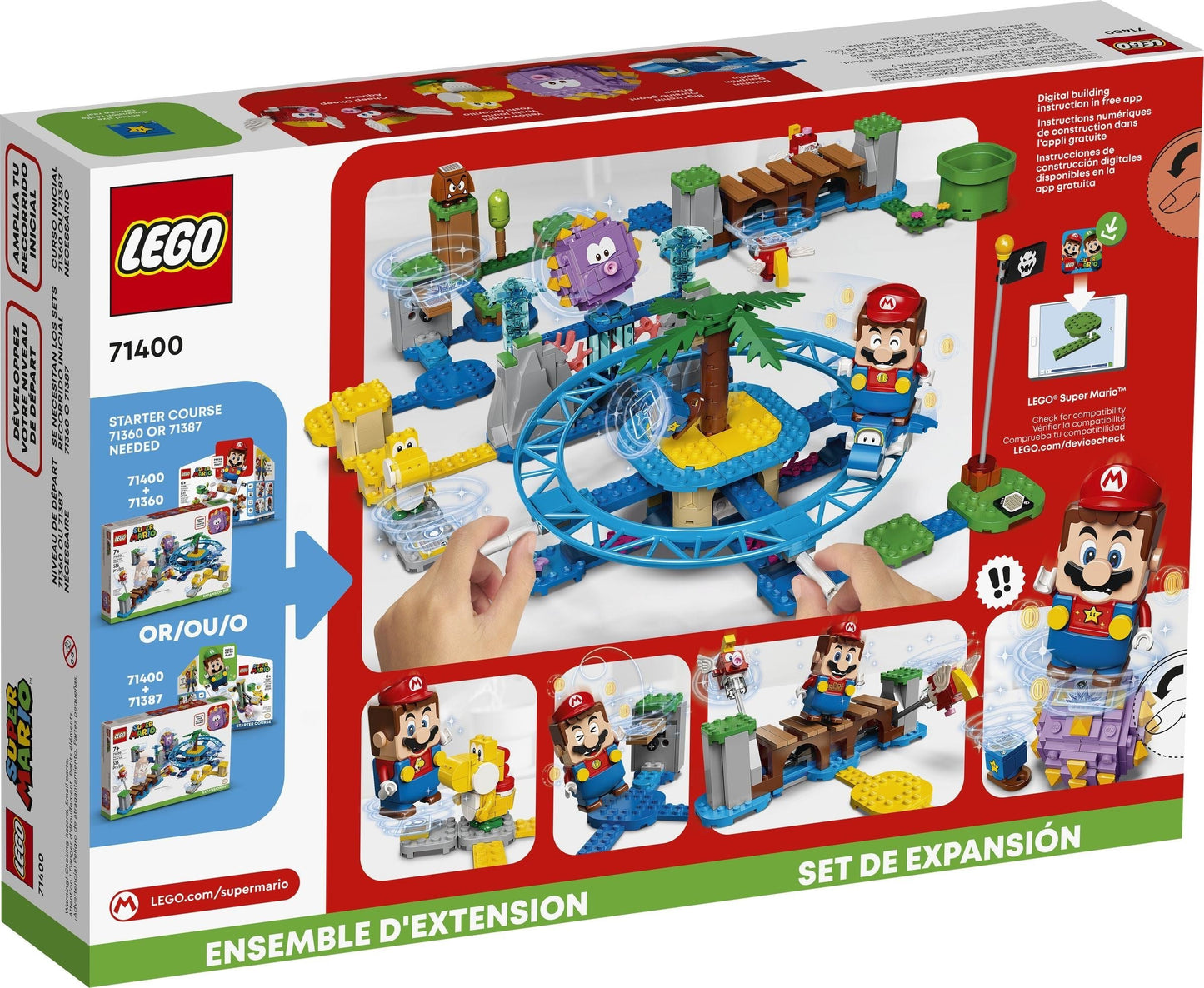 LEGO Super Mario 71400 Big Urchin Beach Ride- Auzzi Store