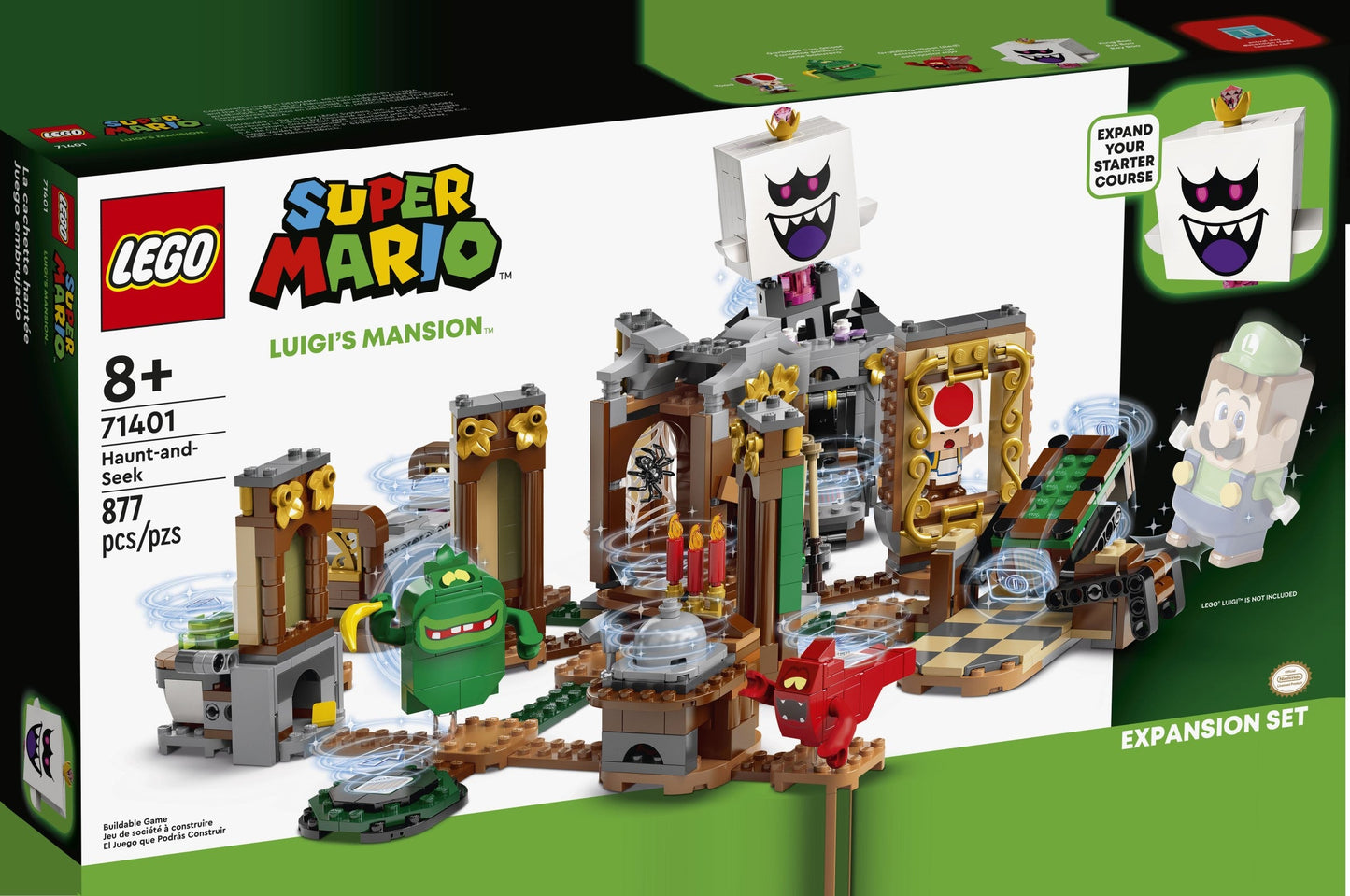 LEGO 71401 Luigi's Mansion Haunt-and-Seek Expansion Set- Auzzi Store
