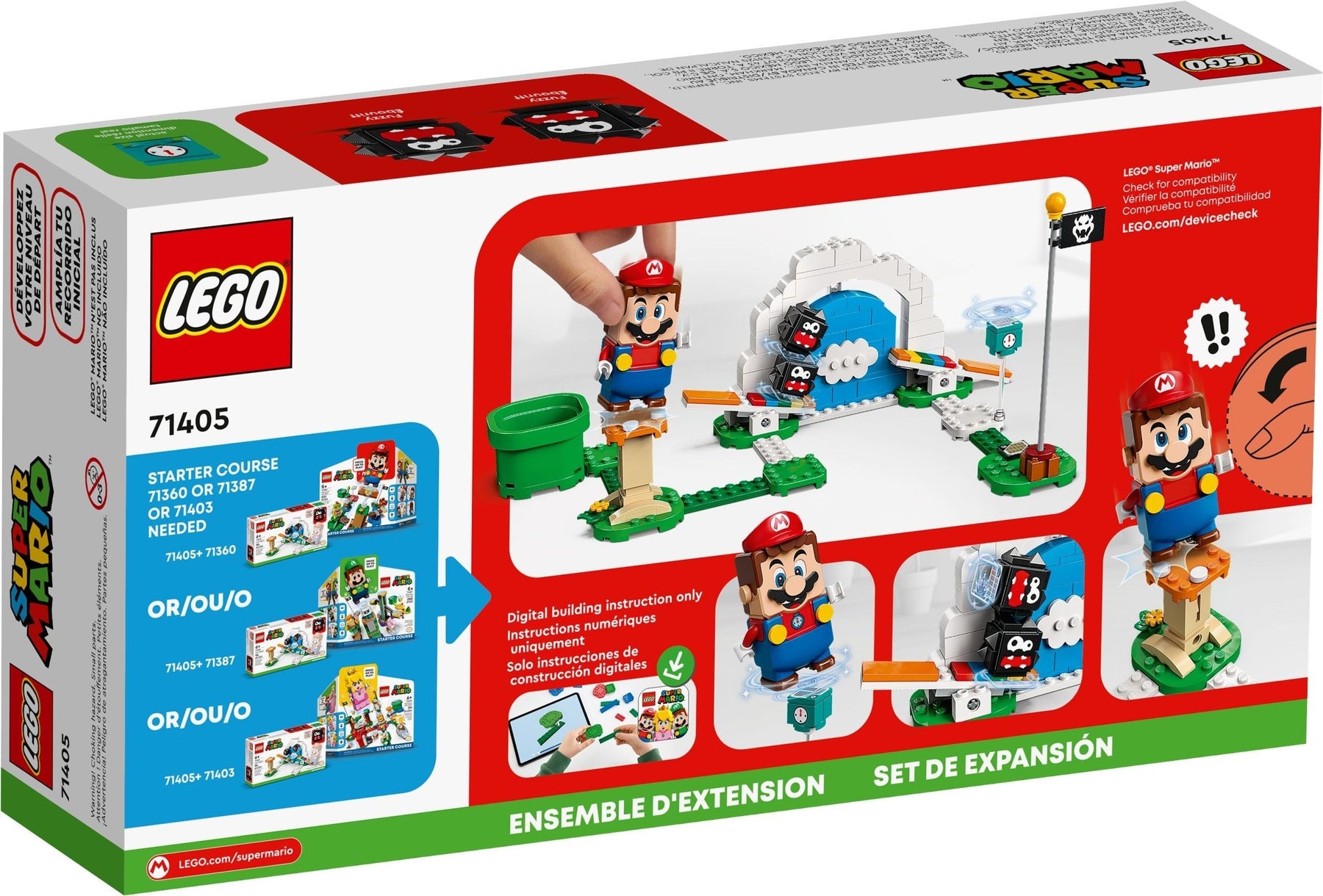 LEGO Super Mario Series 71405 Fuzzy Flippers- Auzzi Store