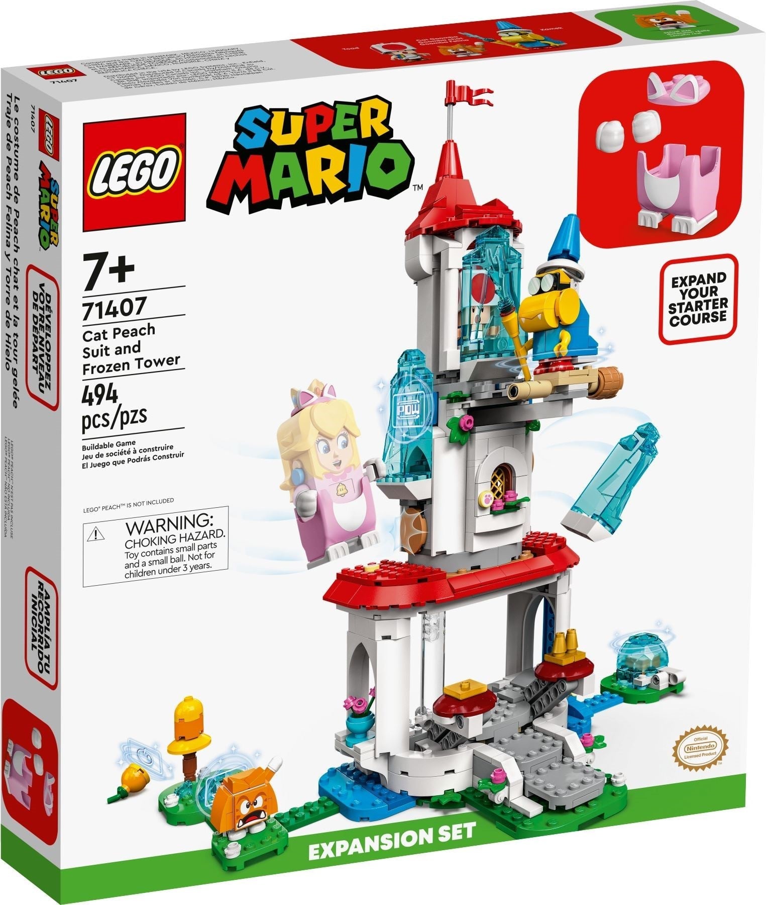 LEGO 71407 Cat Peach Suit & Frozen Tower Expansion Set - SuperSaverAU - view 1