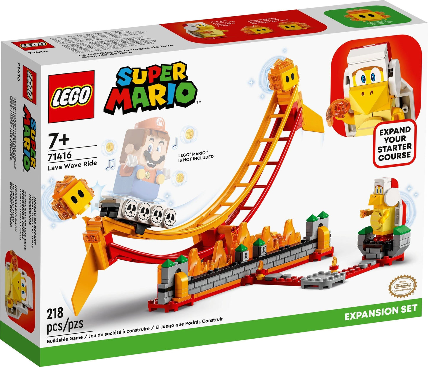 LEGO Super Mario Series 71416 Lava Wave Ride Expansion Set- Auzzi Store