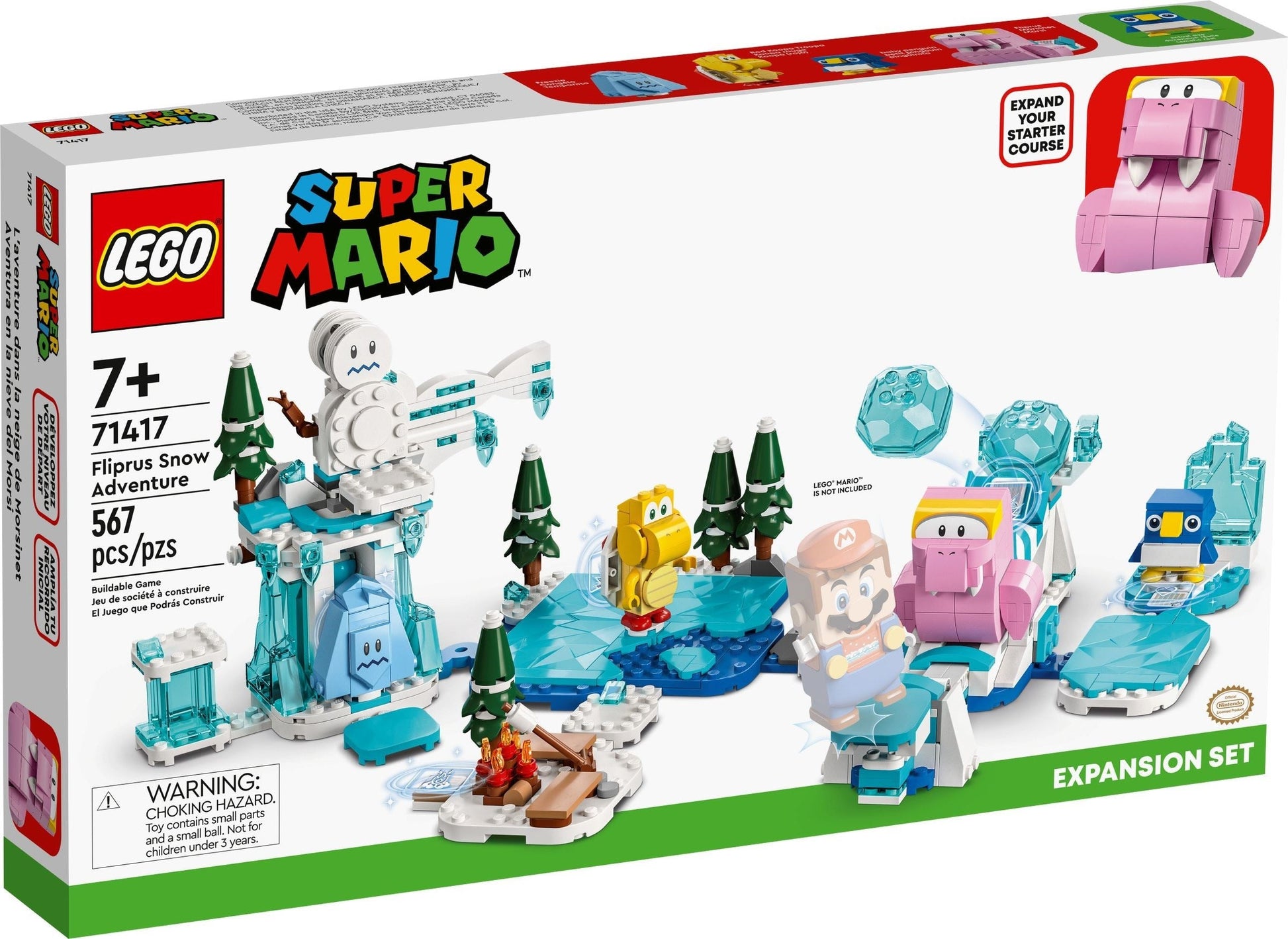 LEGO Super Mario Series 71417 Fliprus Snow Adventure Expansion Set- Auzzi Store