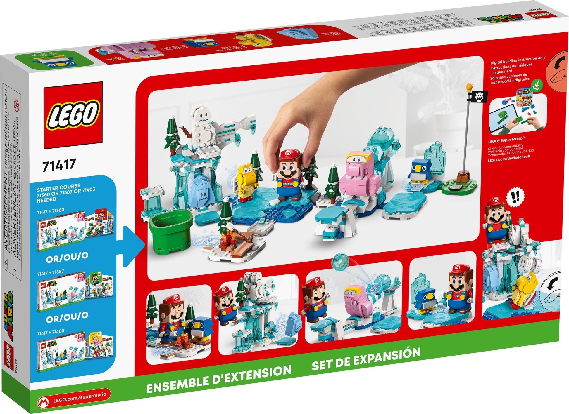 LEGO Super Mario Series 71417 Fliprus Snow Adventure Expansion Set- Auzzi Store