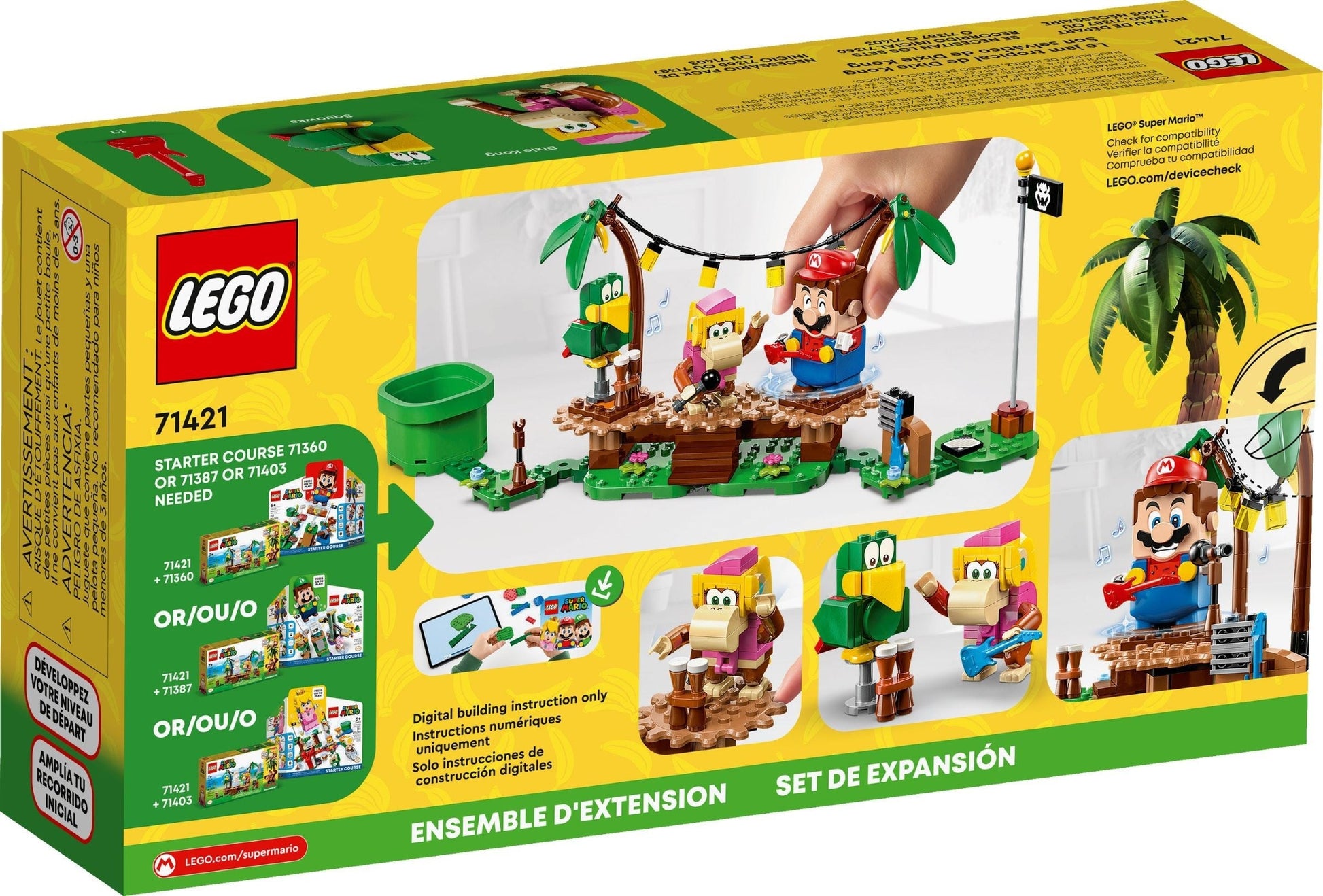 LEGO Super Mario Series 71421 Dixie Kong's Jungle Jam Expansion Set- Auzzi Store
