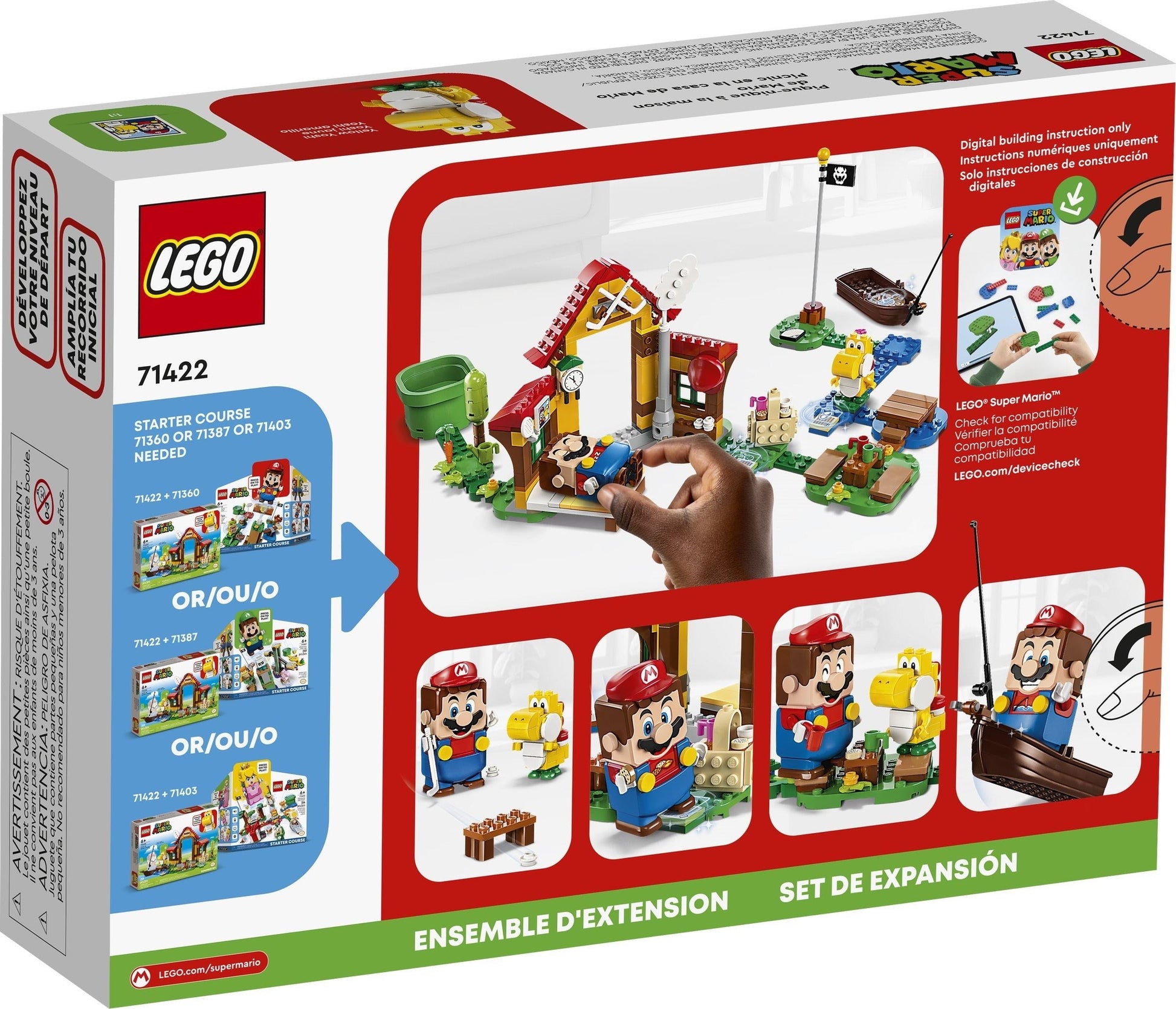 LEGO Super Mario 71422 Picnic at Mario's House Expansion Set- Auzzi Store