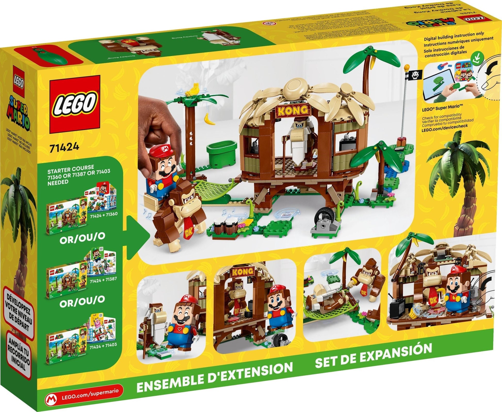 LEGO Super Mario Series 71424 Donkey Kong's Tree House- Auzzi Store