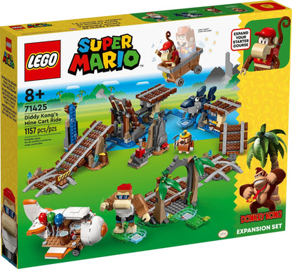 LEGO Super Mario Series 71425 Diddy Kong's Mine Cart Ride Expansion Set- Auzzi Store