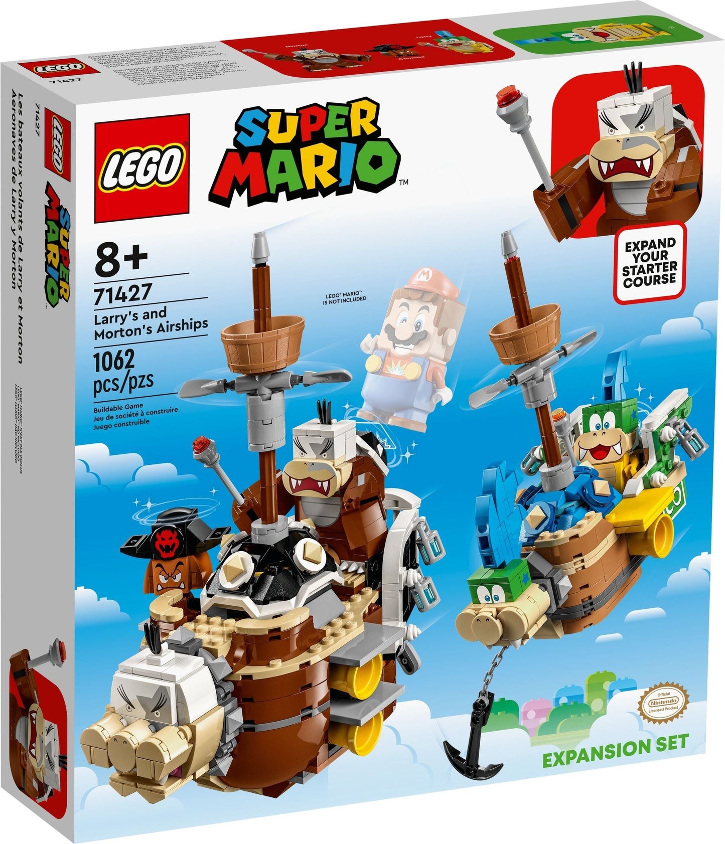 LEGO Super Mario Series 71427 Larry's and Morton's Airships- Auzzi Store