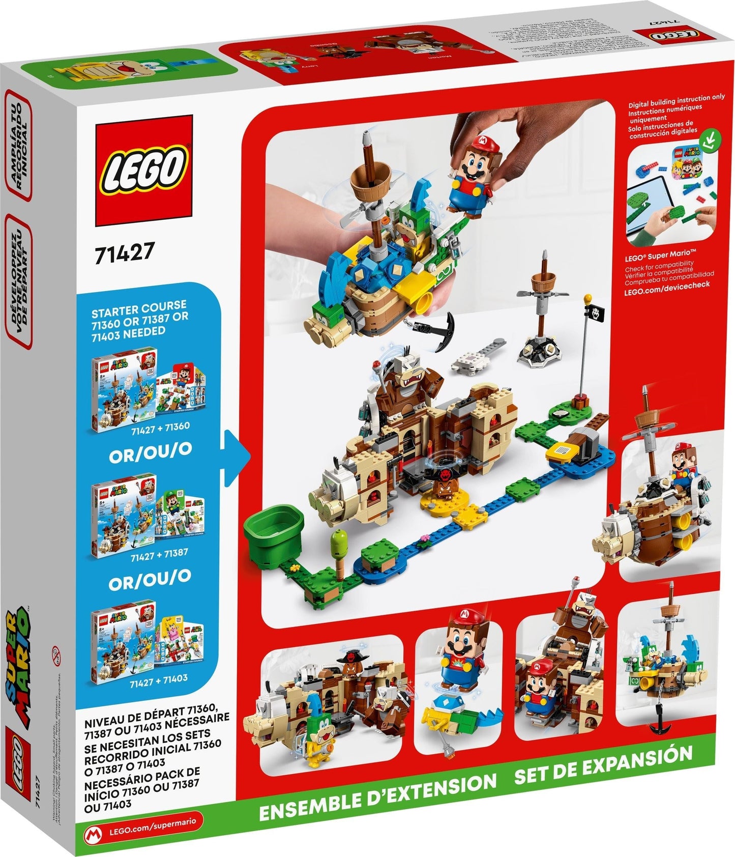 LEGO Super Mario Series 71427 Larry's and Morton's Airships- Auzzi Store