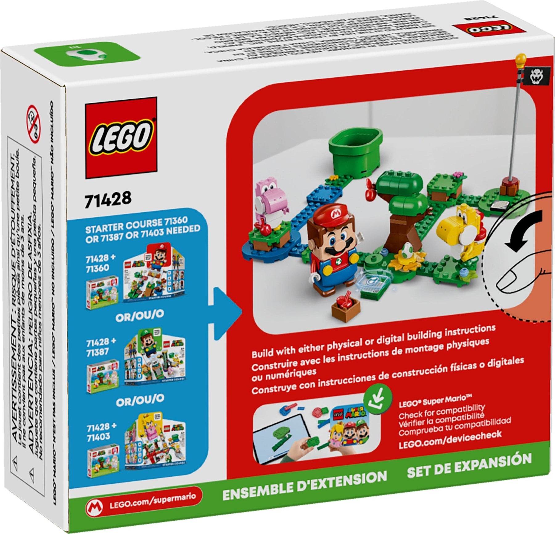 LEGO Super Mario 71427 Yoshi’s Eggcellent Forest Expansion - SuperSaverAU - view 3