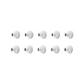DETA B22 Bayonet Batten Holder 10 Pack White Polycarbonate 240V