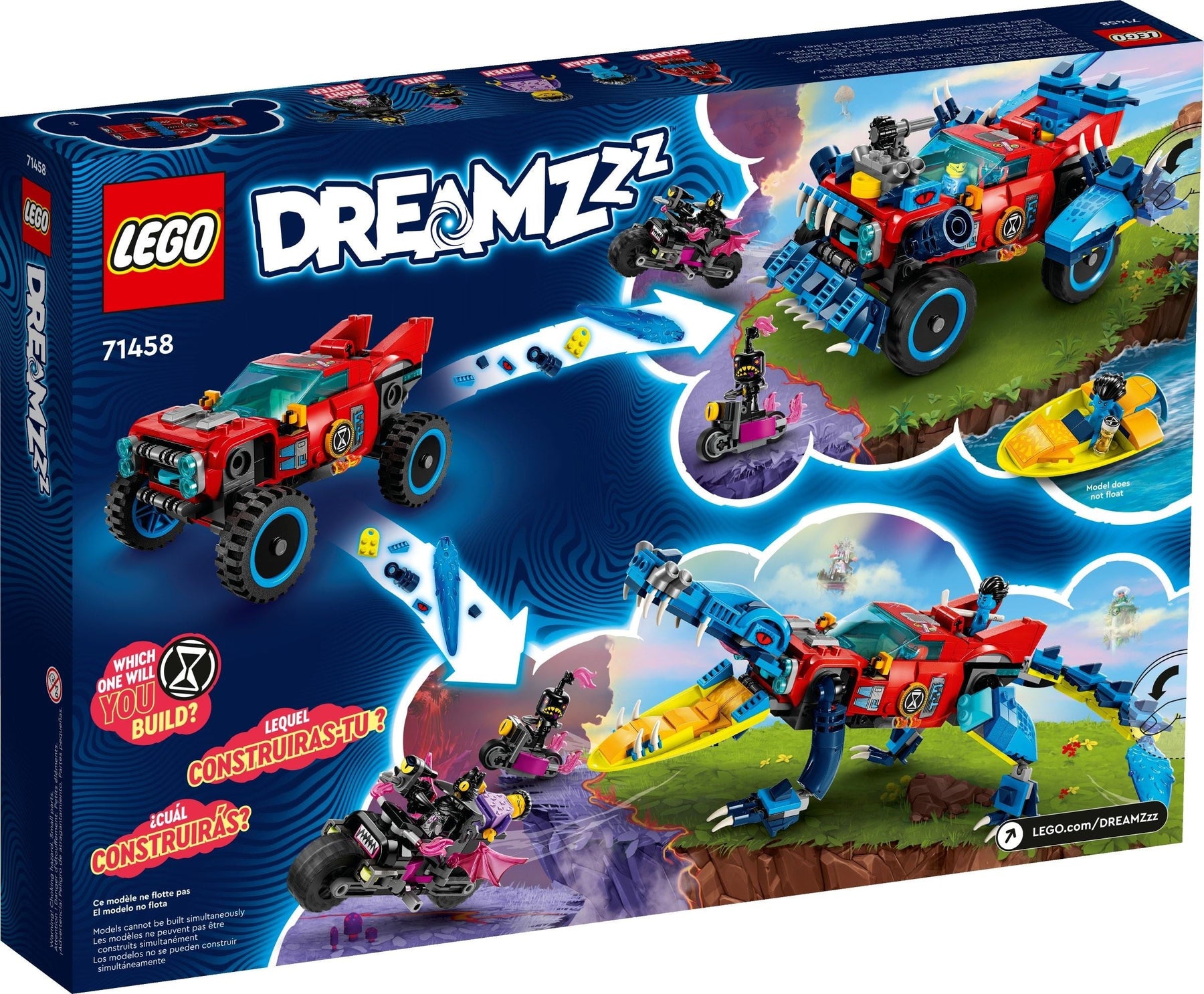 LEGO 71458 Crocodile Car – Wild Jungle Adventure Playset - SuperSaverAU - view 2