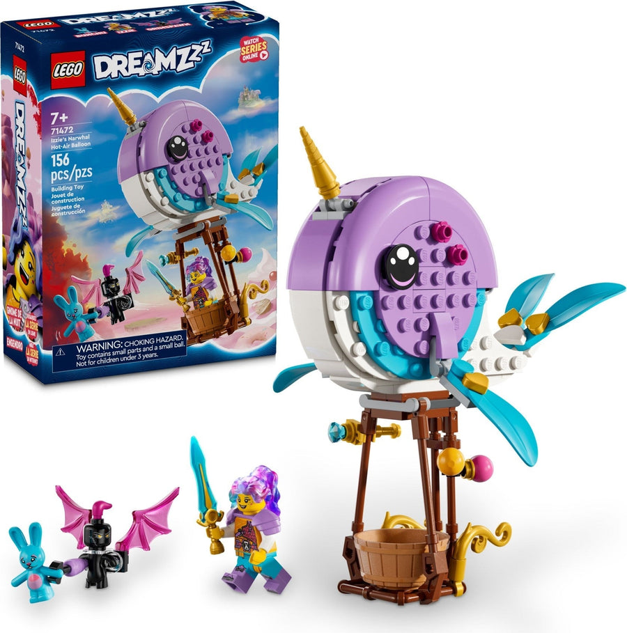 LEGO DreamZzz Izzie’s Narwhal Hot Air Balloon 71472 - SuperSaverAU - view 1