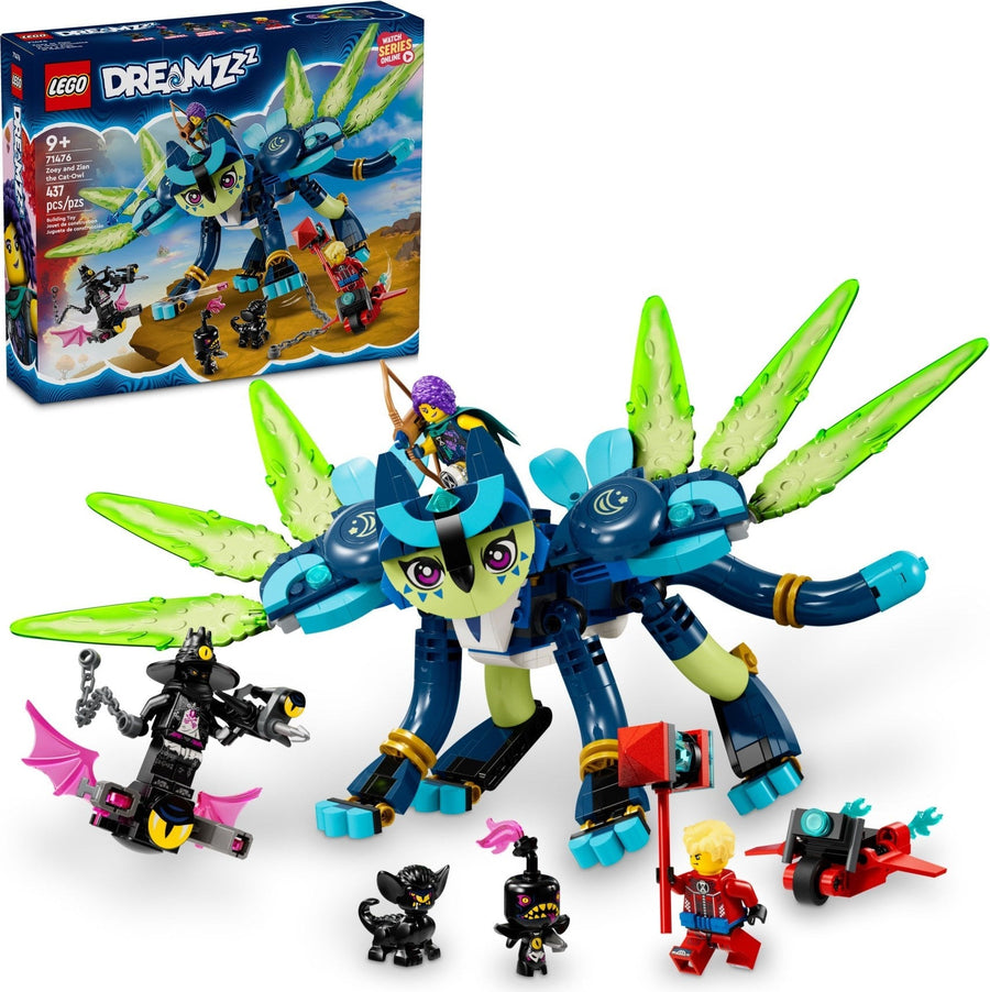 LEGO DREAMZzz Series 71476 Zoey and Zian the Cat-Owl- Auzzi Store