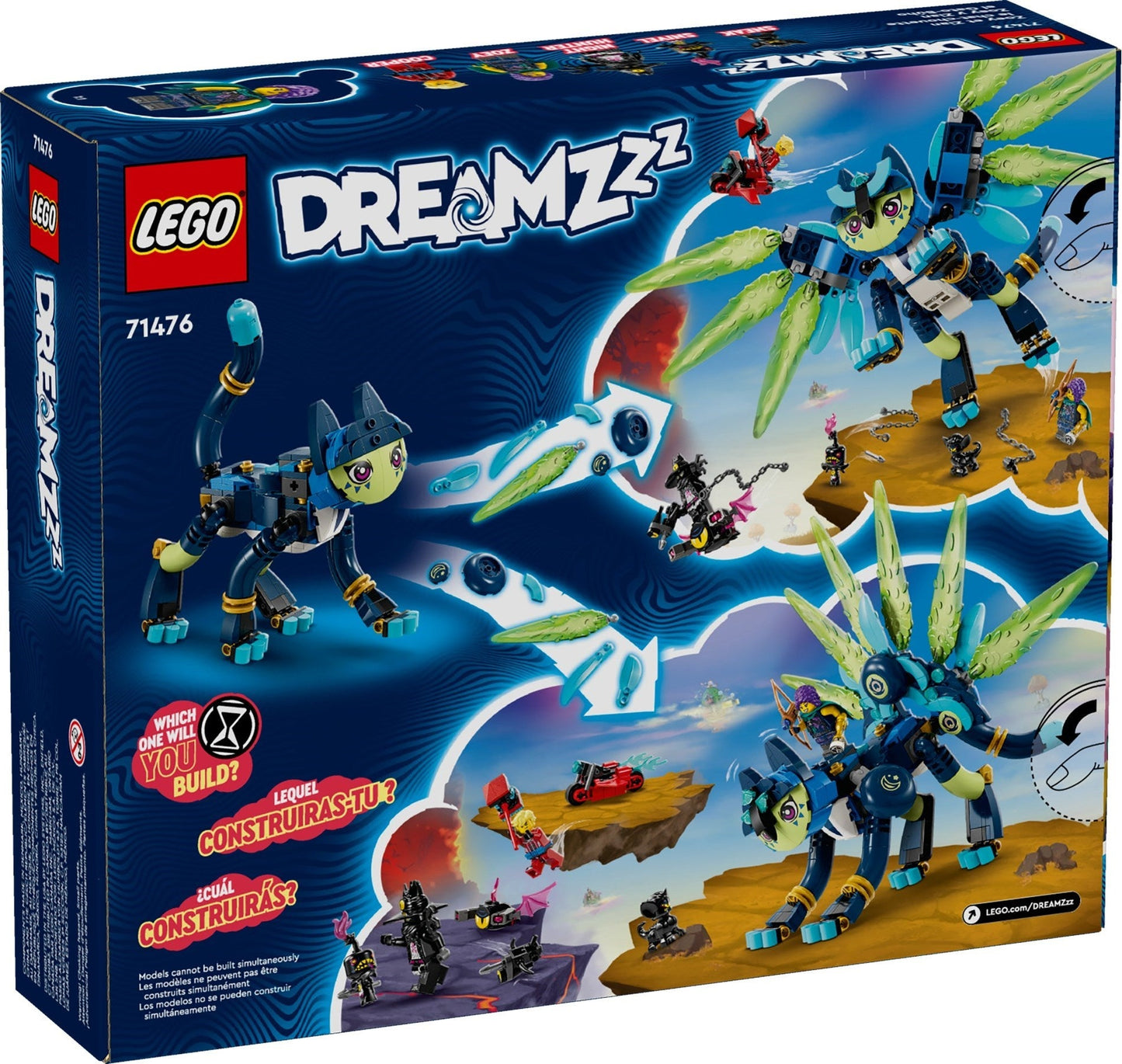 LEGO DREAMZzz Series 71476 Zoey and Zian the Cat-Owl- Auzzi Store