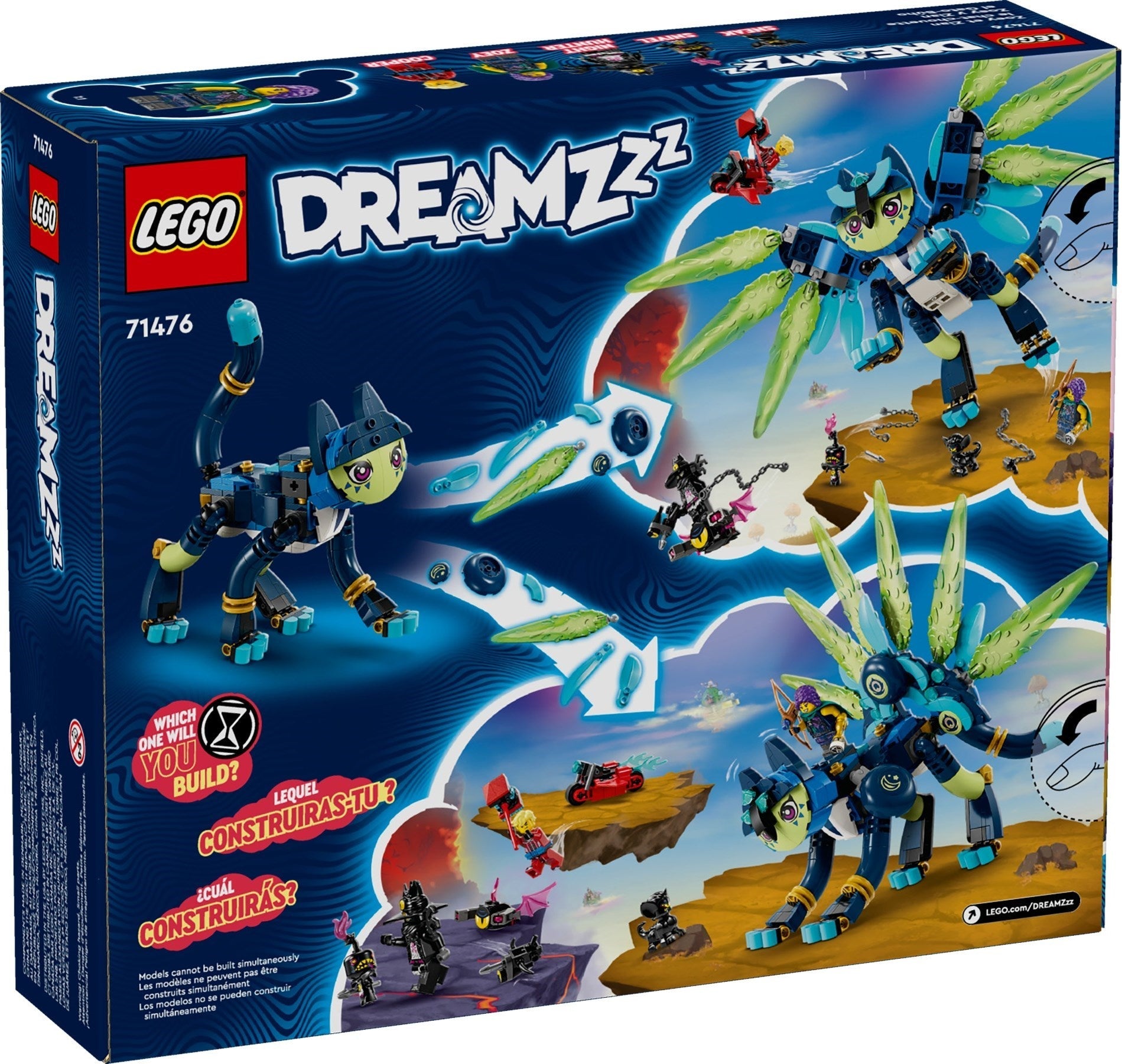 LEGO DREAMZzz Series 71476 Zoey and Zian the Cat-Owl- Auzzi Store