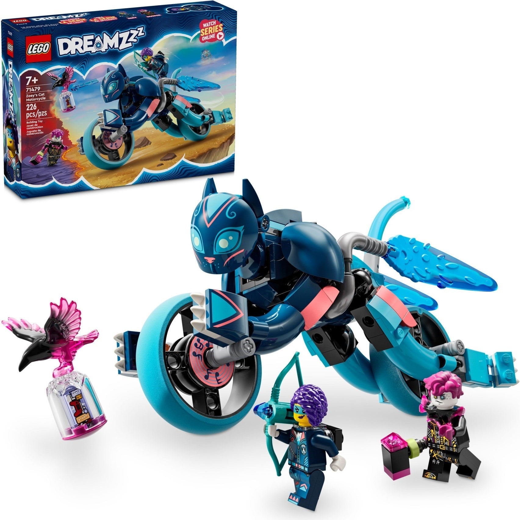 LEGO DREAMZzz Zoey's Cat Motorcycle 714978 - SuperSaverAU - view 2