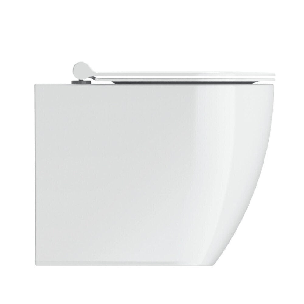 Catalano Sfera 54 Newflush floor mount pan - white finish, 4 star water rating - 1VPS54RN00-21174