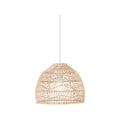 Brilliant 30cm Small Bataan Rattan Pendant Light - DIY Installation - Coastal Style - SuperSaverAU - view 1
