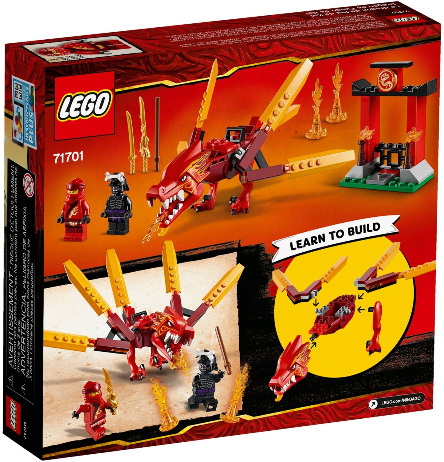 LEGO The LEGO Ninjago 71701 Kai’s Fire Dragon