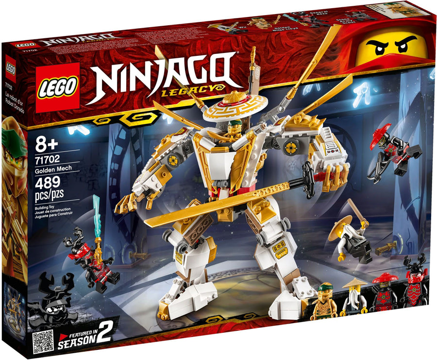 LEGO 71702 Golden Mech: Ninja Action Figure Playset - SuperSaverAU - view 1