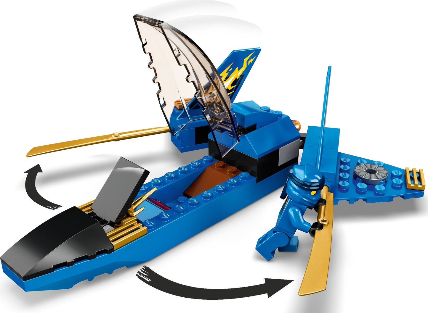 LEGO NINJAGO 71703 Legacy Storm Fighter Battle Toy Jet Set- Auzzi Store