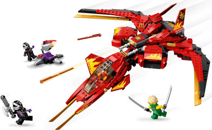 LEGO NINJAGO 71704 Legacy Kai Fighter Toy Jet Playset w/ Nindroid Action Figures- Auzzi Store