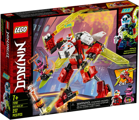 LEGO 71707 Kai's Mech Jet Plane & Ninja Mech - 2in1 Toy - SuperSaverAU - view 1