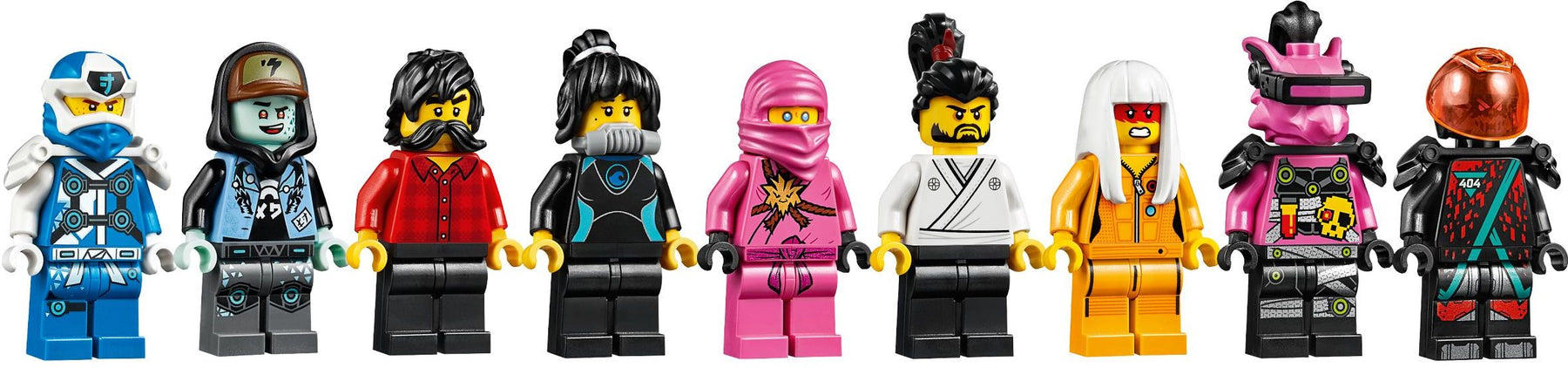 Lego Ninjago 71708 Gamer’s Market with Harumi, Okino, Richie, Cole, Digi Jay - SuperSaverAU - view 5