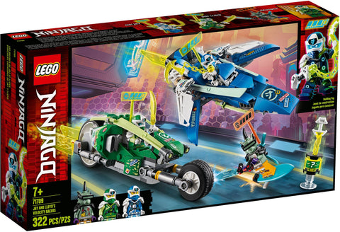 LEGO 71709 Jay & Lloyd's Velocity Racers Ninja Bikes & Speeder - SuperSaverAU - view 1