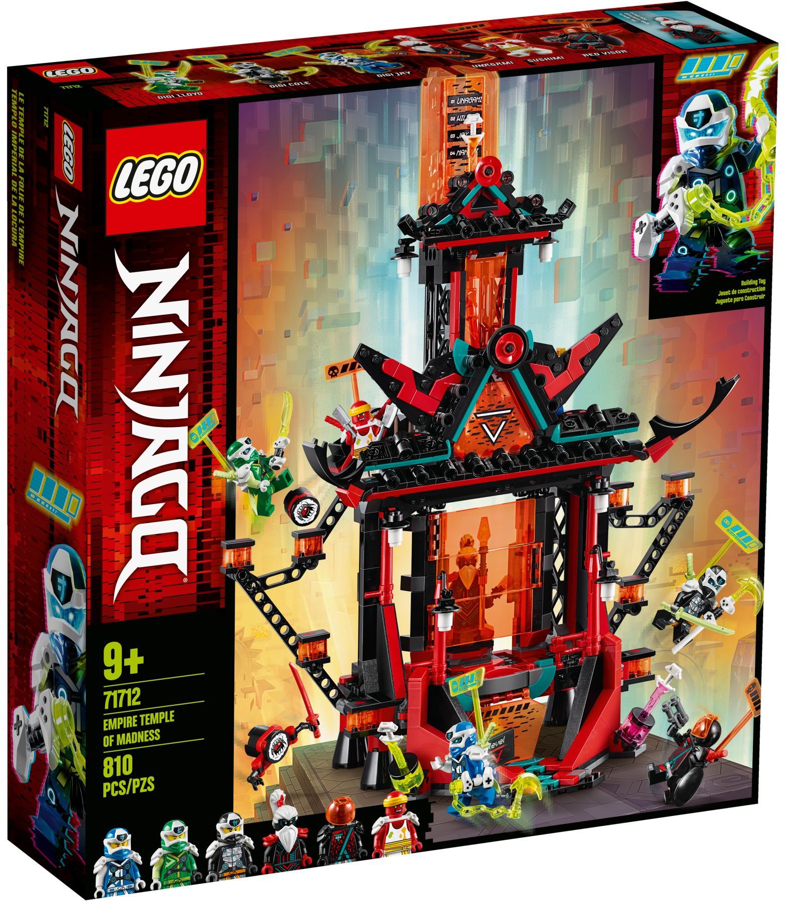 LEGO 71712 Empire Temple of Madness - NINJAGO Temple Set - SuperSaverAU - view 1