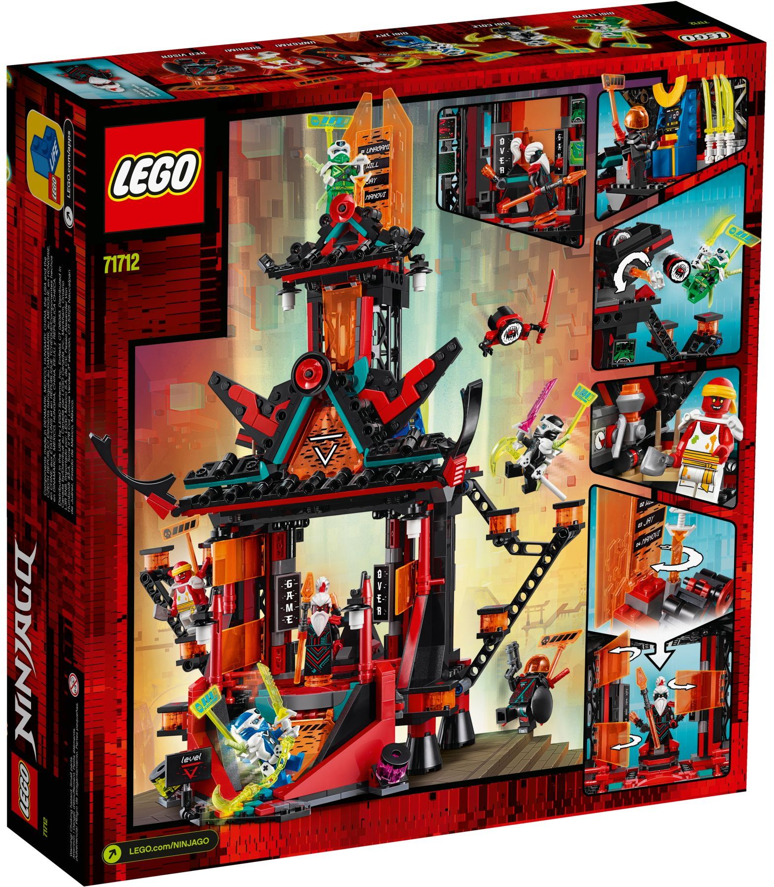 LEGO 71712 Empire Temple of Madness - NINJAGO Temple Set - SuperSaverAU - view 4